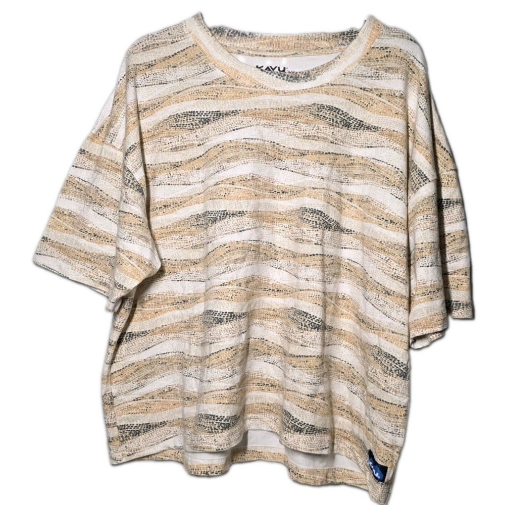 Kavu Womens Live Free Shirt Mosaic Drift Size XXL